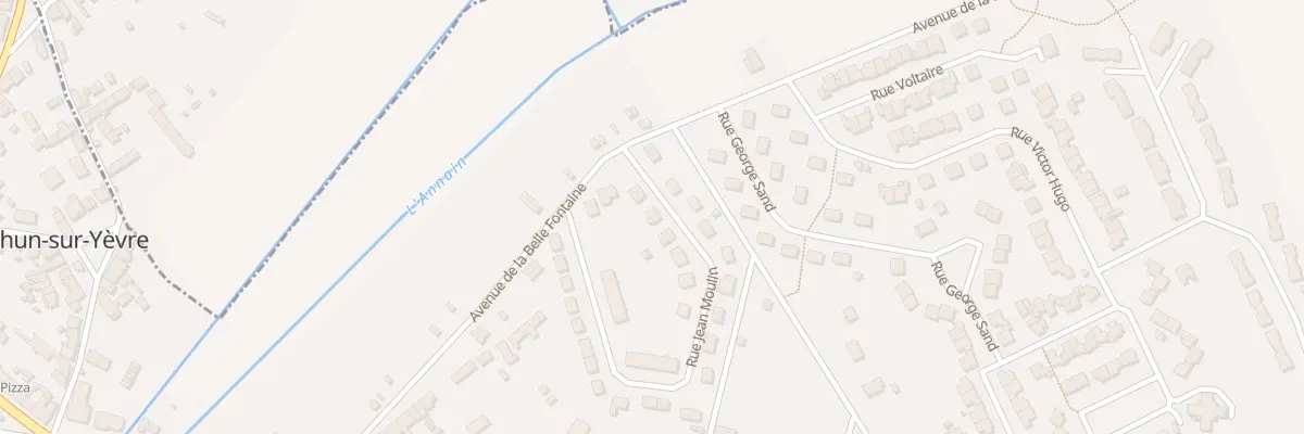 Plan du 4 Rue Jean Moulin à Mehun-sur-Yèvre