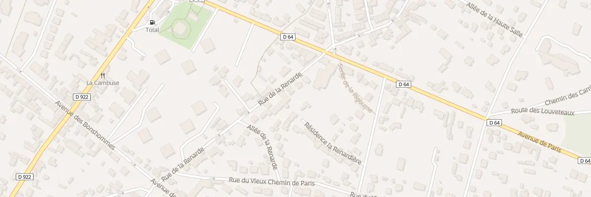 Plan du 3B Rue de la Renarde à L’Isle-Adam
