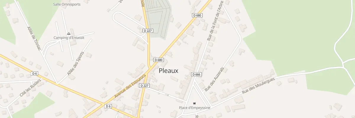 Plan du 10 Av du Puy Mary à Pleaux