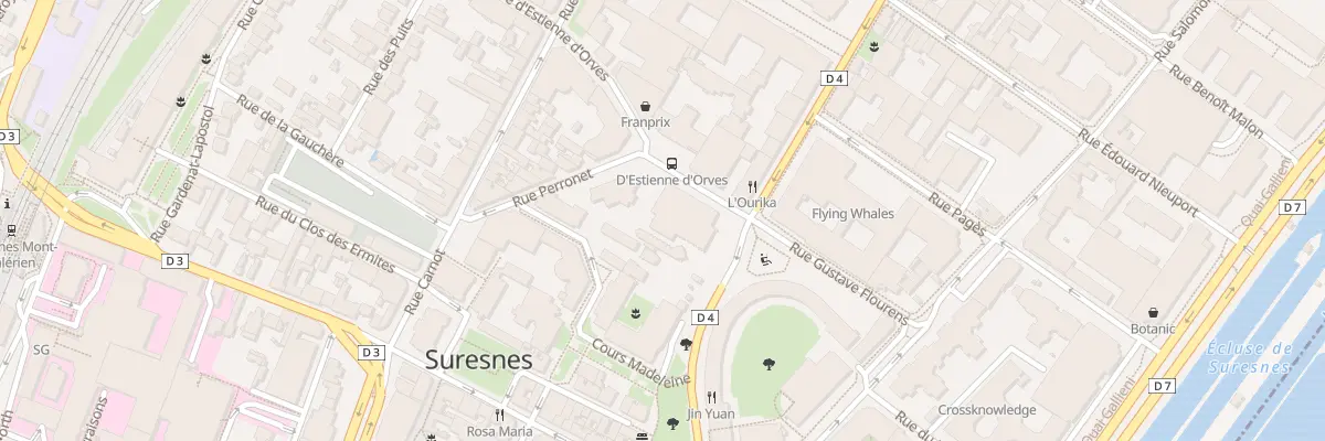Plan du 16 Rue Perronet à Suresnes