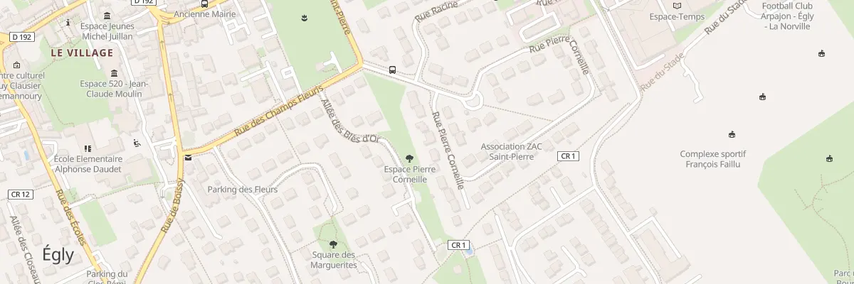 Plan du 8 Rue Pierre Corneille à Égly