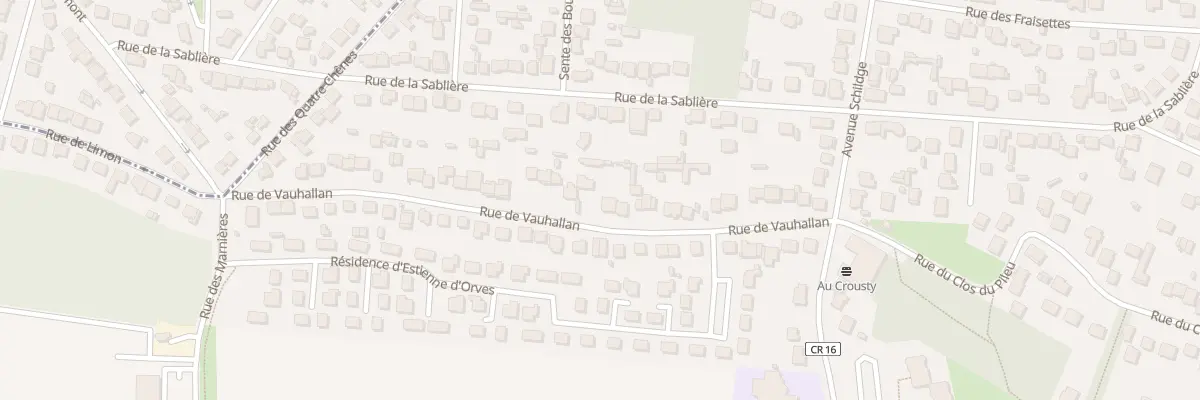 Plan du 28 Rue de Vauhallan à Palaiseau