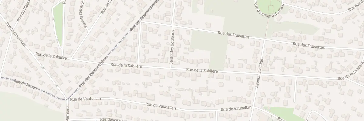 Plan du 94 Rue de la Sablière à Palaiseau