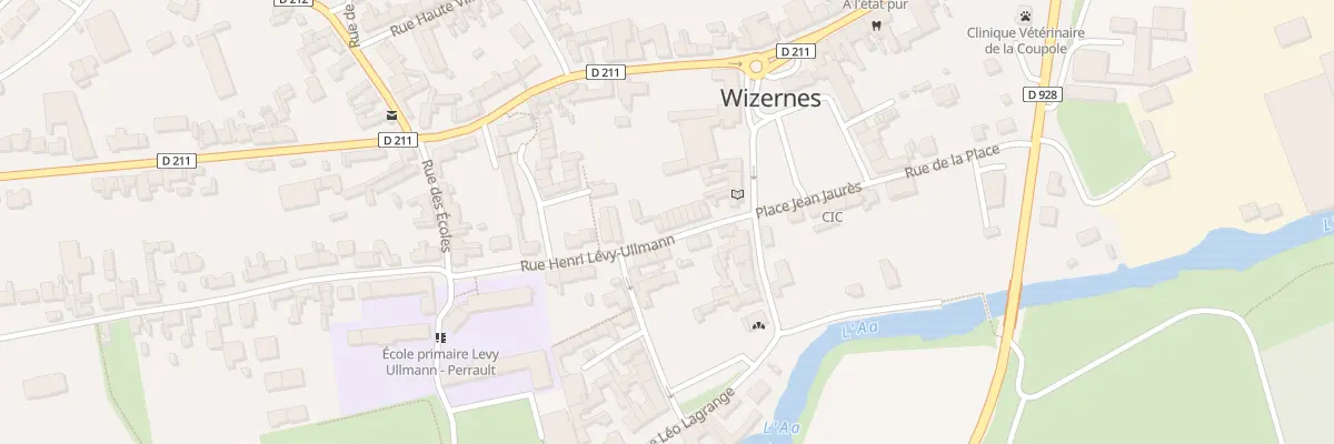 Plan du 14 Rue Henri Levy Ullmann à Wizernes