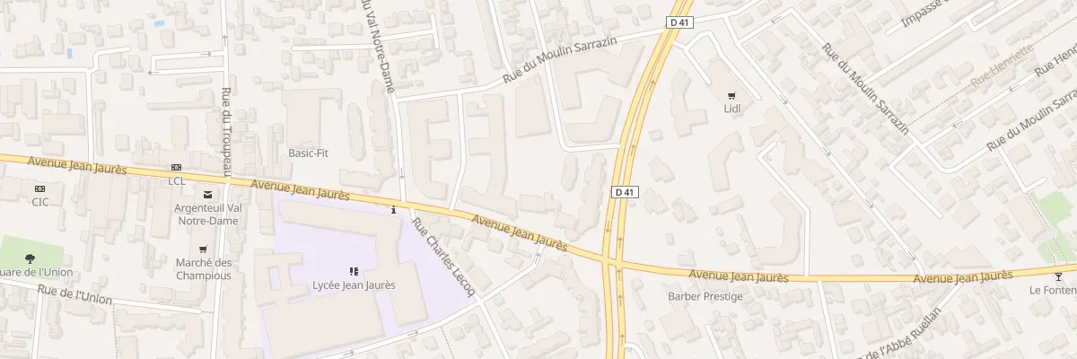 Plan du 130 Av Jean Jaures à Argenteuil