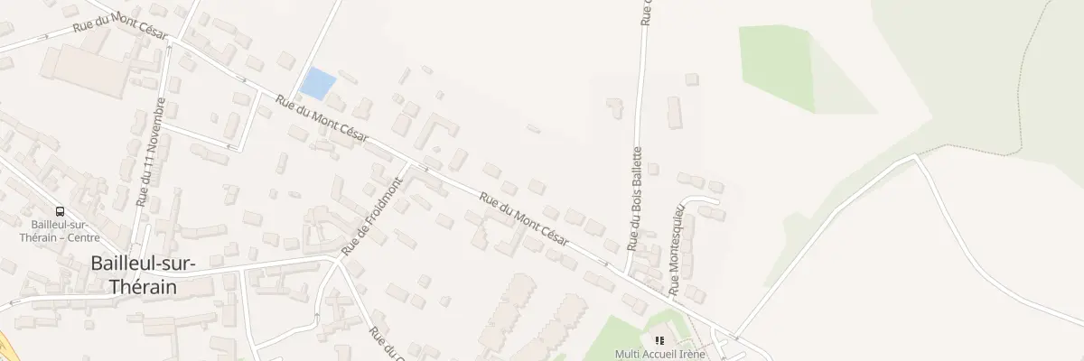 Plan du 23 Rue du Mont Cesar à Bailleul-sur-Thérain