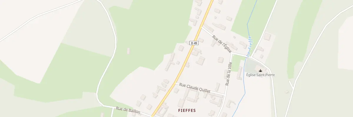 Plan du 23 Rue de Doullens à Fieffes-Montrelet