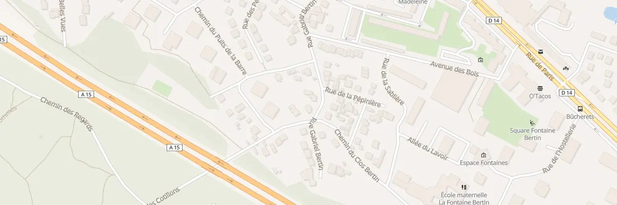 Plan du 32 Rue Gabriel Bertin à Franconville