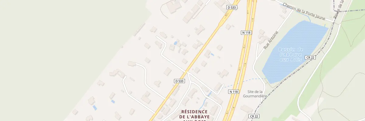 Plan du 105 Rue de Paris à Bièvres