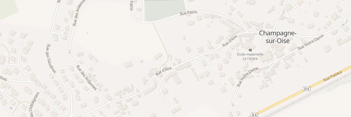 Plan du 22 Rue d’Aire à Champagne-sur-Oise