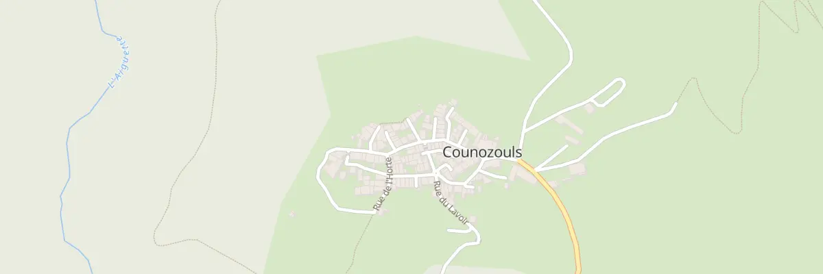 Plan du 26 Le Village à Counozouls