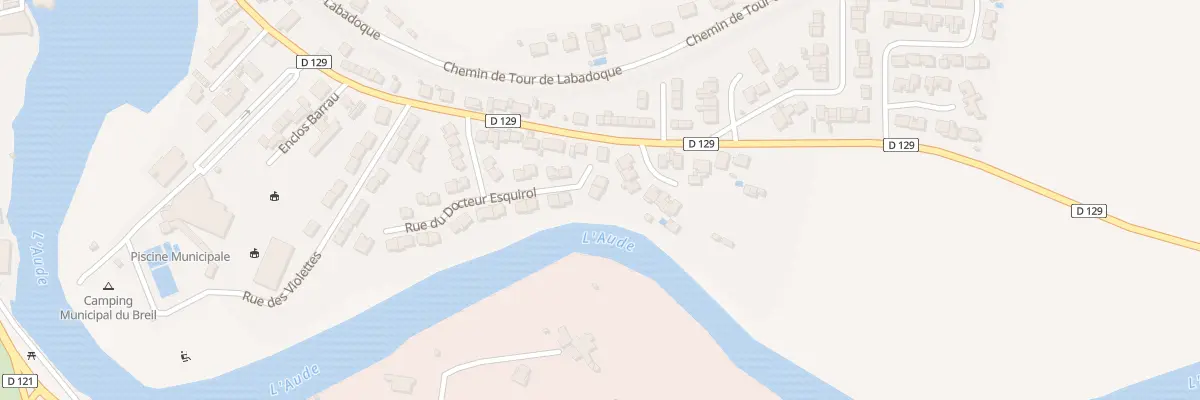 Plan du 3 Rue Docteur Esquirol à Limoux
