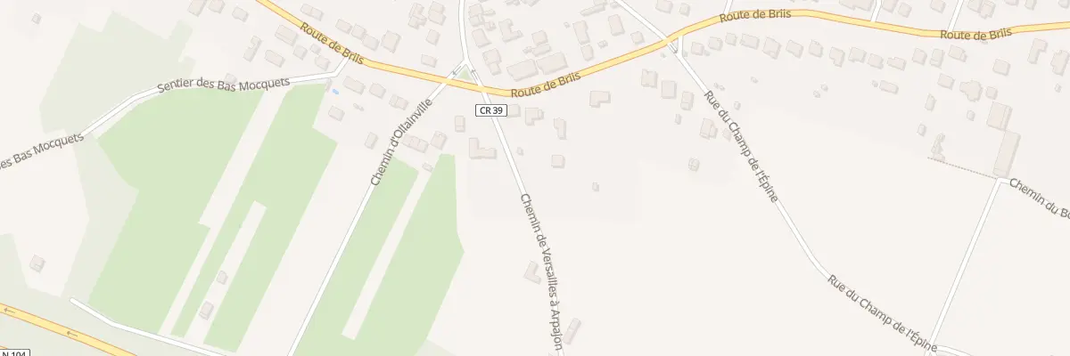 Plan du 54B Rte de Briis à Marcoussis