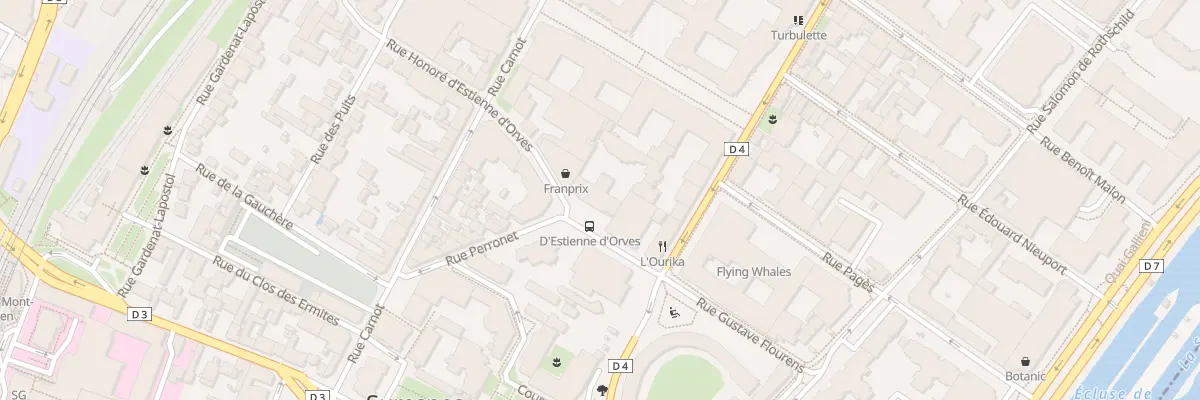 Plan du 2T Rue Honoré d’Estienne d’Orves à Suresnes