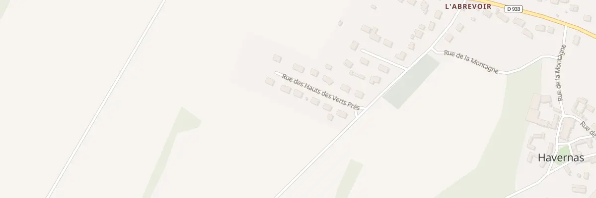 Plan du 9 Rue des Hauts des Verts Prés à Havernas