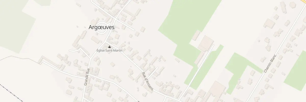 Plan du 13 Rue d’Amiens à Argœuves