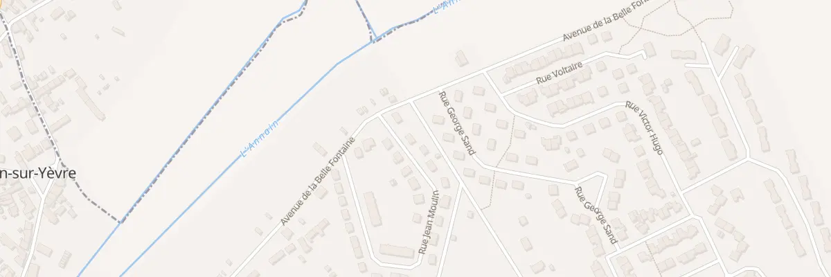 Plan du 3 Rue Jean Moulin à Mehun-sur-Yèvre