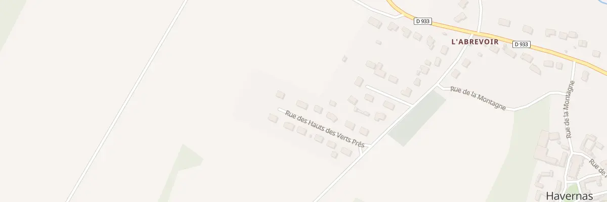 Plan du 2 Lot des Verts Prés à Havernas