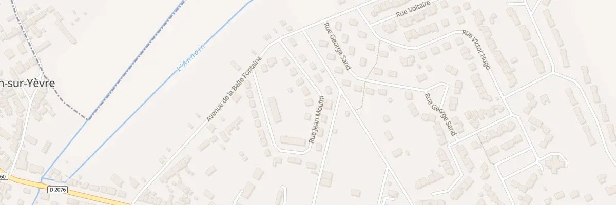 Plan du 10 Rue Jean Moulin à Mehun-sur-Yèvre