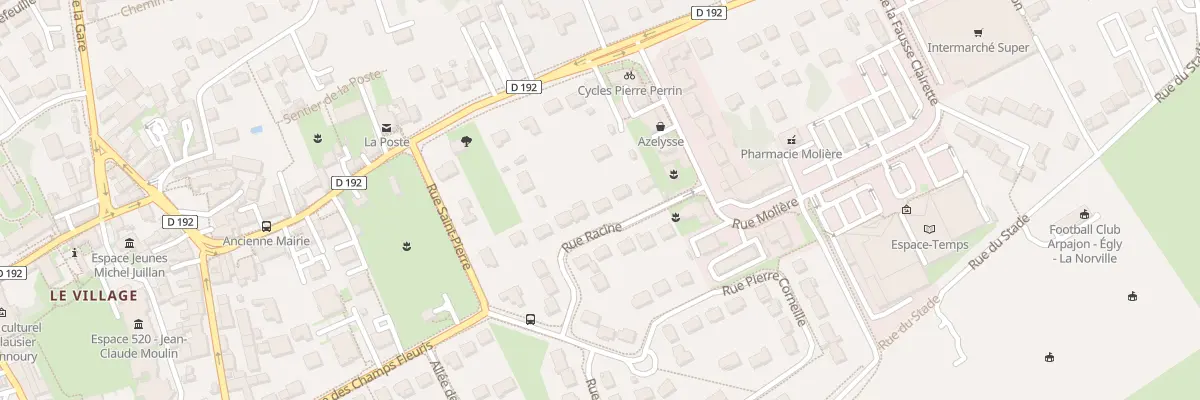 Plan du 6 Rue Racine à Égly