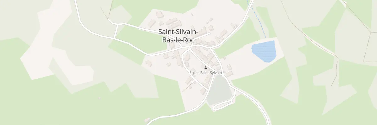 Plan du 23 Le Bourg à Saint-Silvain-Bas-le-Roc