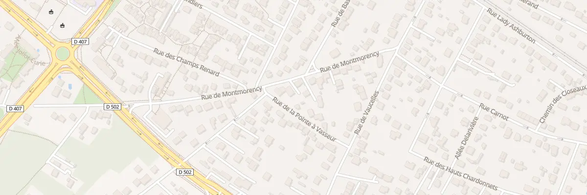 Plan du 21 Rue de Montmorency à Taverny