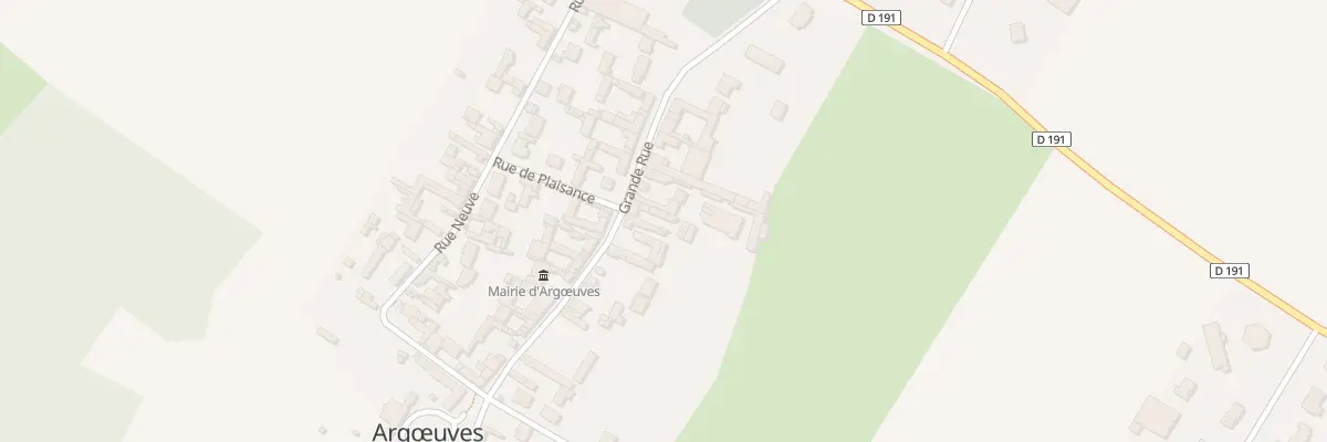 Plan du 54 Gr Grande Rue à Argœuves