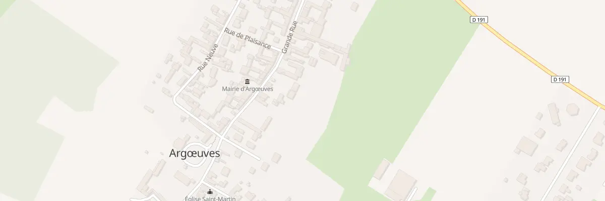 Plan du 46 Gr Grande Rue à Argœuves