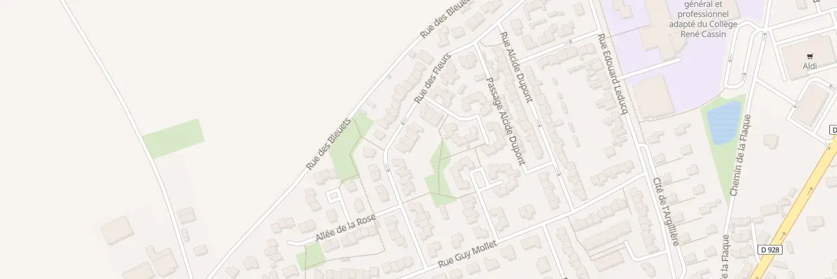 Plan du 22 Rue des Fleurs à Wizernes