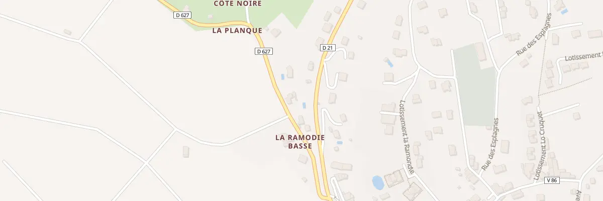 Plan du 20 La Ramondie Basse à Livinhac-le-Haut