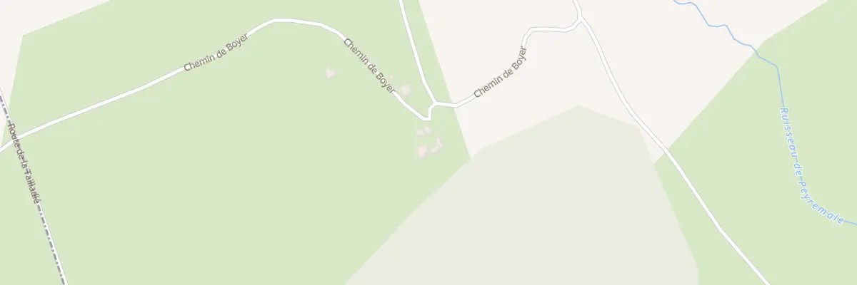 Plan du 573 Che de Boyer à Montredon-Labessonnié