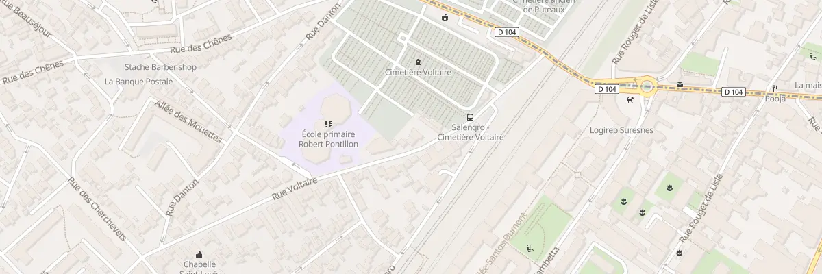 Plan du 16B Rue Voltaire à Suresnes
