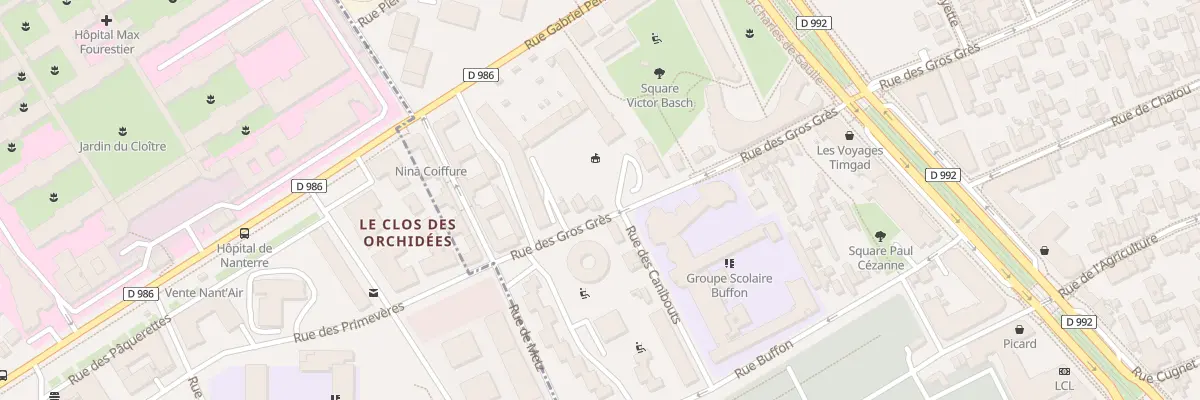 Plan du 268 Rue des Gros Grès à Colombes