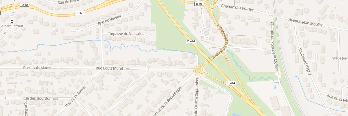 Plan du 8 Rue Louis Muret à Igny