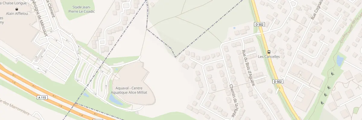 Plan du 119 Rue du Bois d’Aguere à Saint-Leu-la-Forêt