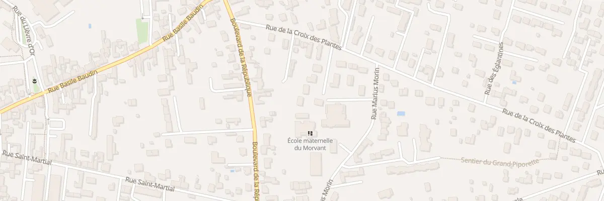 Plan du 14T Rue de la Croix des Plantes à Châteauneuf-sur-Loire