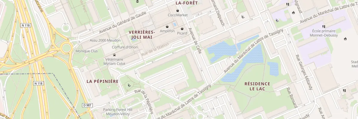 Plan du 15 Rue de Woluwe Saint Lambert à Meudon
