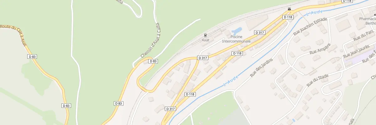 Plan du 21 Rue du 19 Mars 1962 à Axat