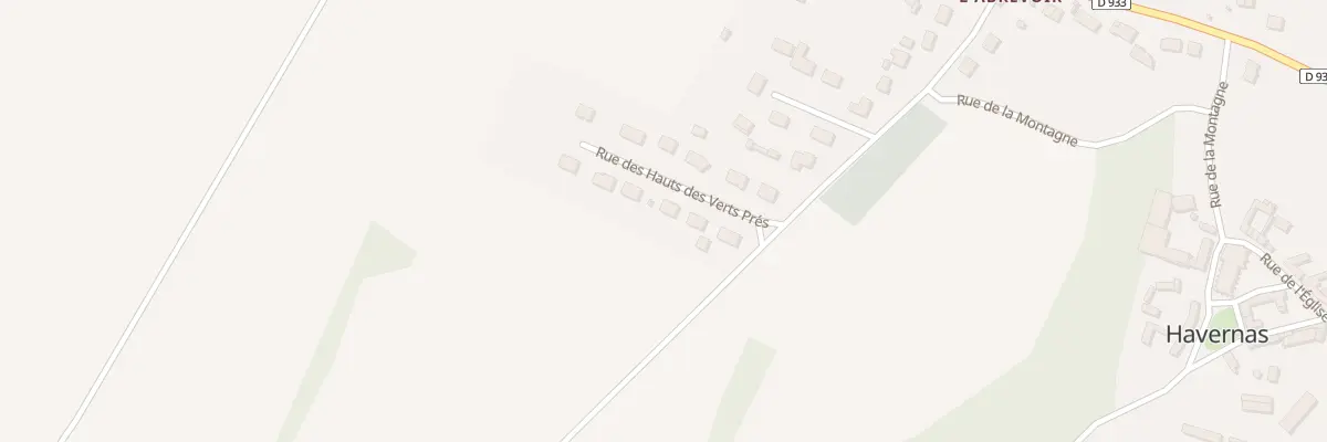 Plan du 10 Rue des Hauts des Verts Prés à Havernas