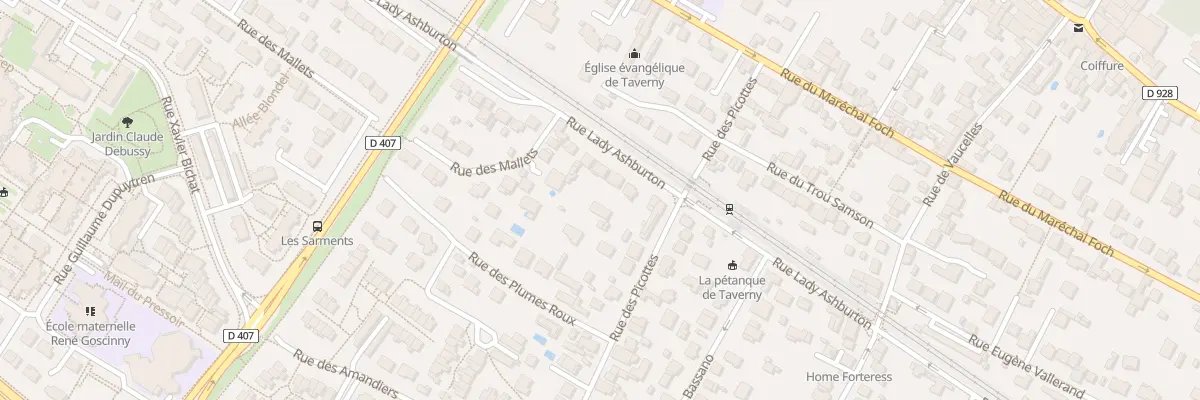 Plan du 96B Rue Lady Ashburton à Taverny