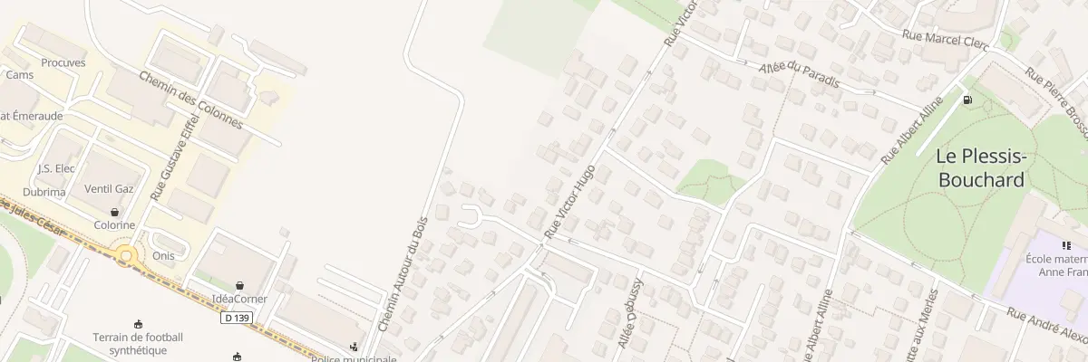 Plan du 31 Rue Victor Hugo au Plessis-Bouchard