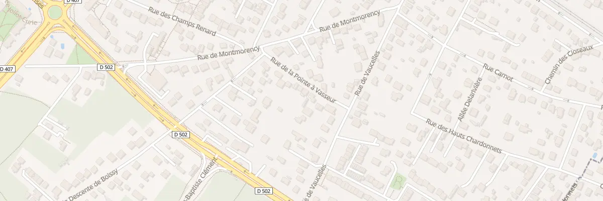 Plan du 11 Rue La Pointe A Vasseur à Taverny