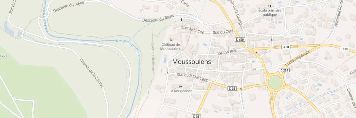 Plan du 62 Le Village à Moussoulens