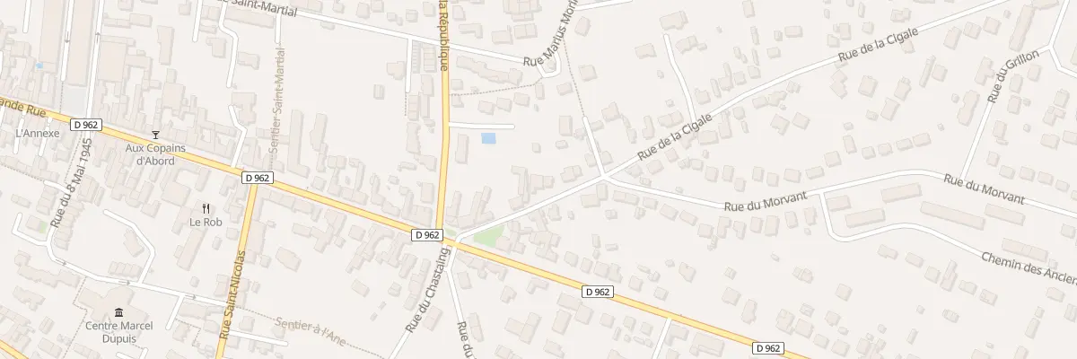 Plan du 7T Rue de la Cigale à Châteauneuf-sur-Loire