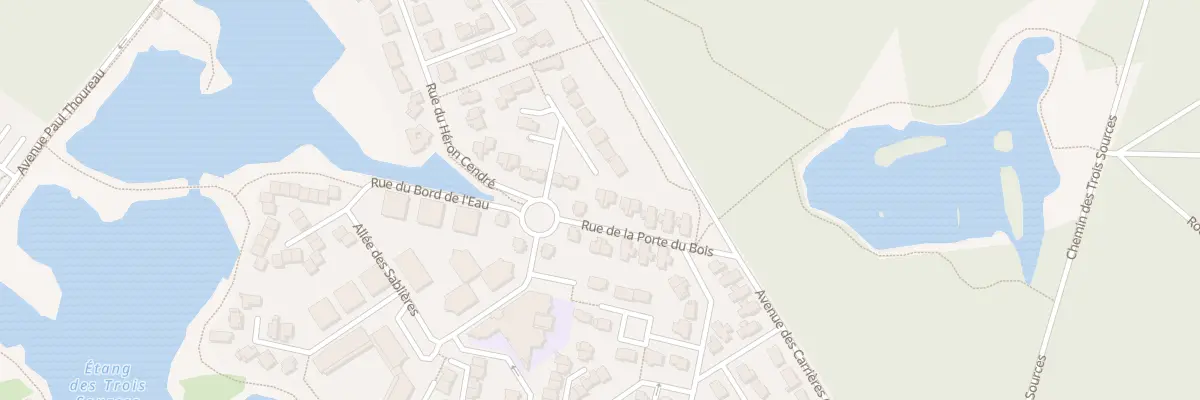 Plan du 1 Rue de la Porte du Bois à L’Isle-Adam