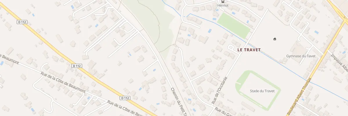Plan du 159 Rue du Gazel à Castres