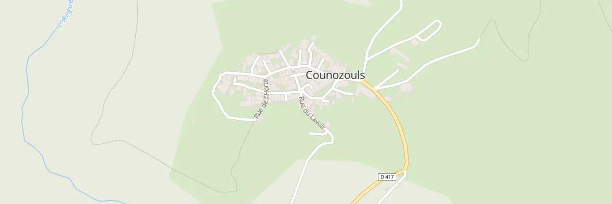 Plan du 50 Le Village à Counozouls