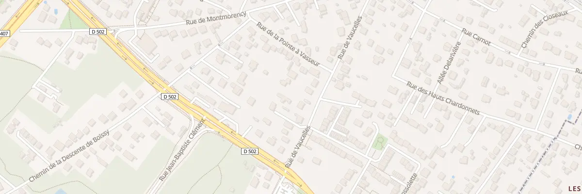 Plan du 92B Rue de Vaucelles à Taverny