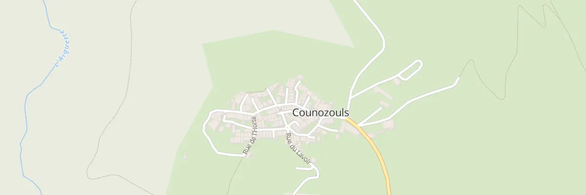 Plan du 16 Le Village à Counozouls