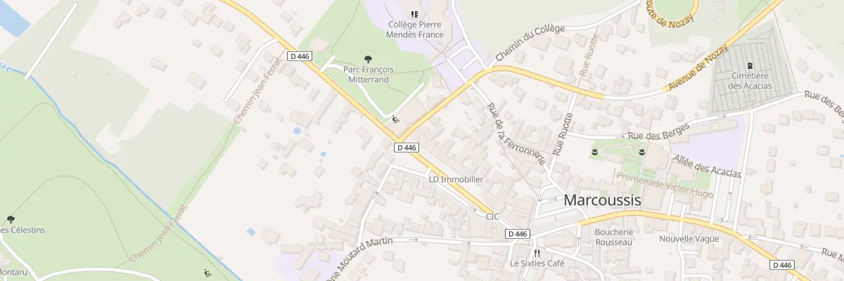 Plan du 36B Bd Nelaton à Marcoussis